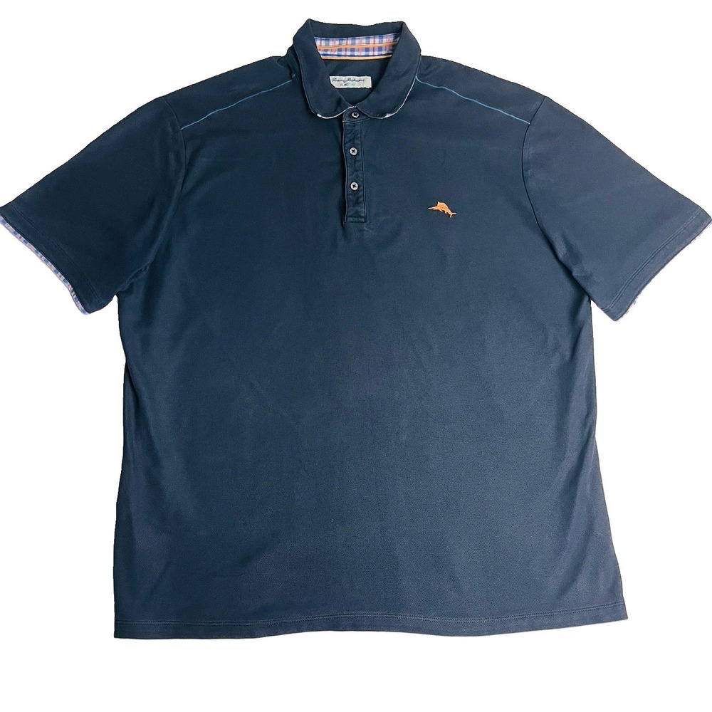 Tommy Bahama Men's IslandZone Performance Polo XL Navy Blue